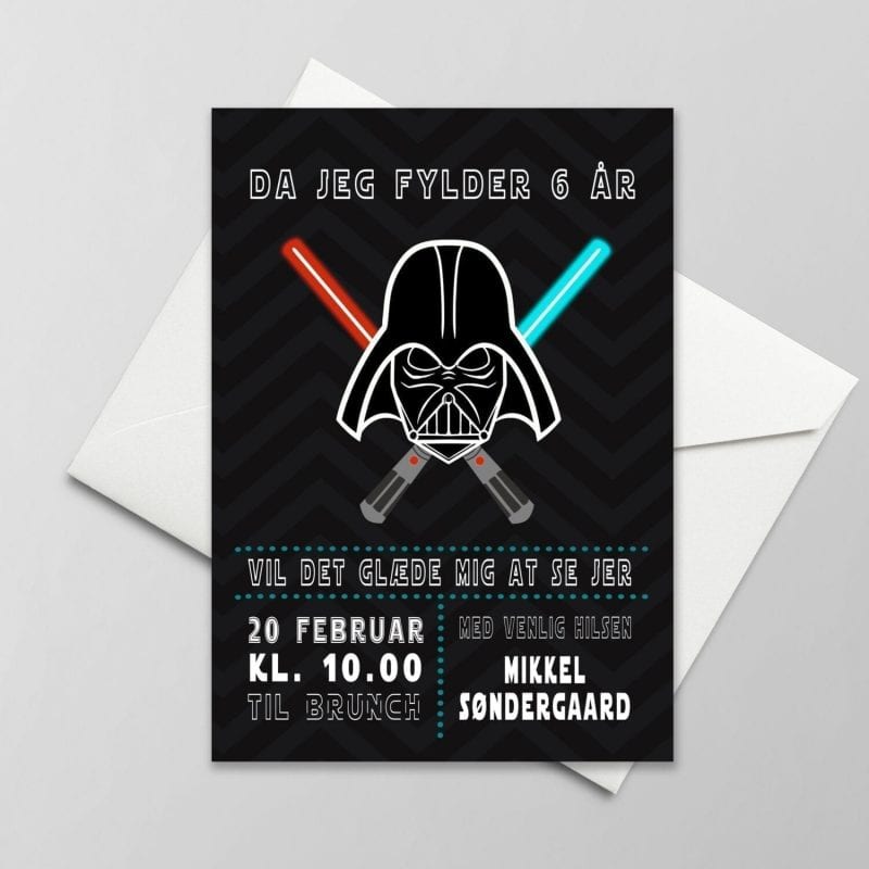 star wars invitation