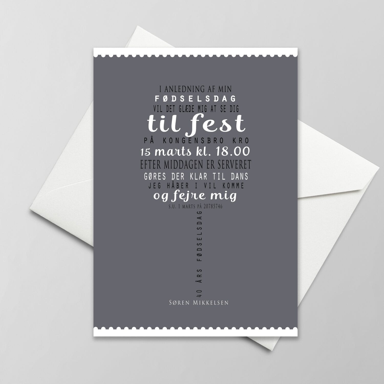 invitation til fødselsdag