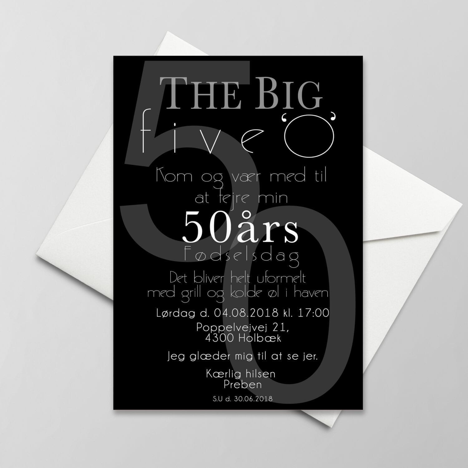 Invitation til 50 års