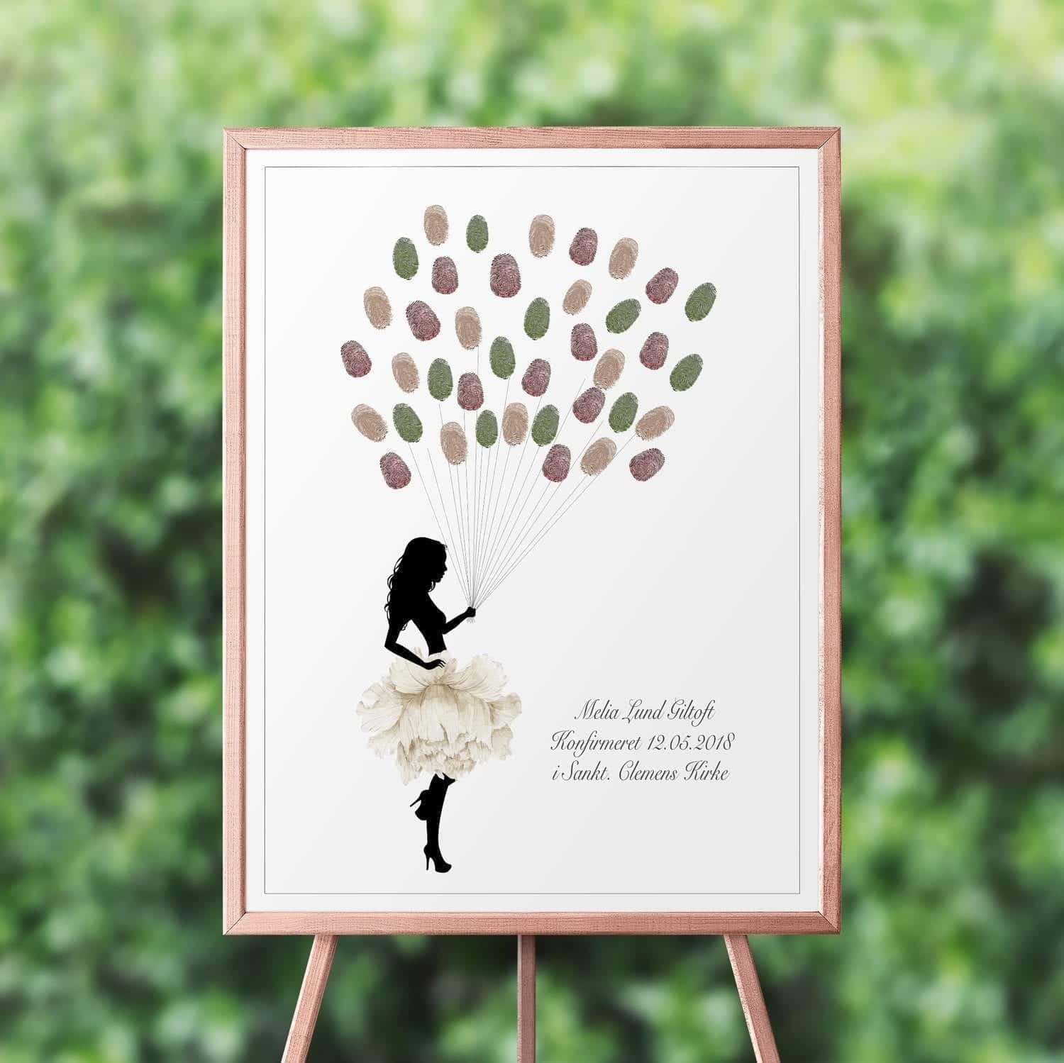 Gaveprint Silhuette White