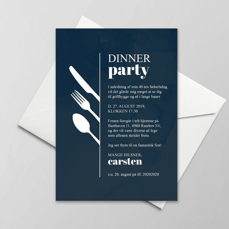 invitation til fest