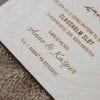 Detaljer træ invitation