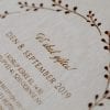 Vi skal giftes træ invitation