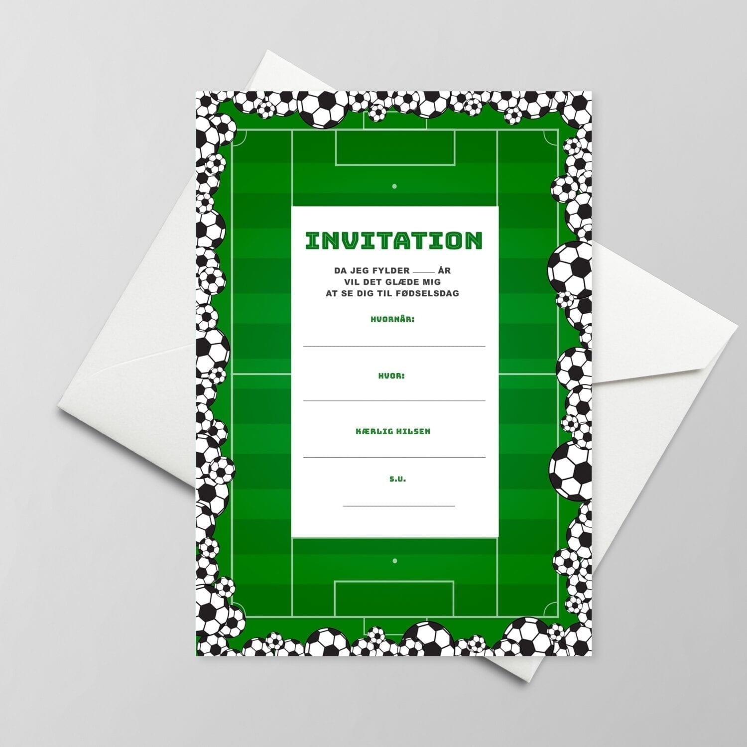 fodbold invitation gratis