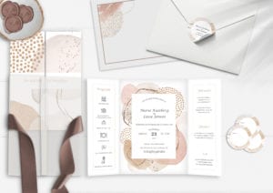 Bryllupsinvitation | Portefals | MODERN GRAPHICS