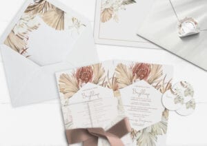 Bryllupsinvitation | A5/A6 | Botanical Rhapsody