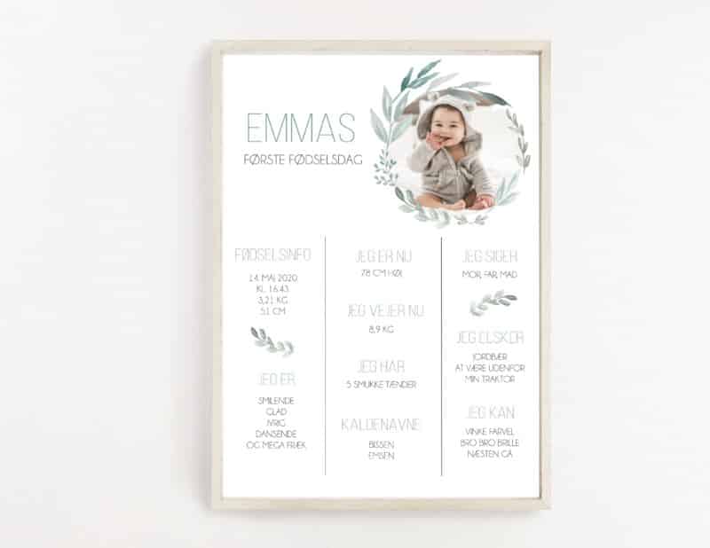 EMMA - MILEPÆL PLAKAT