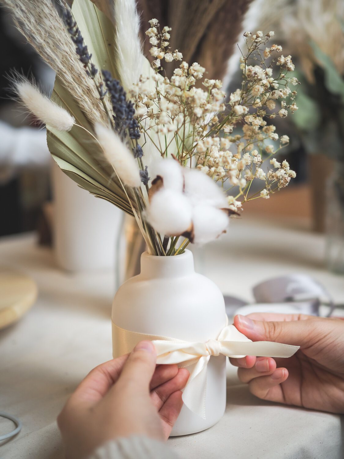 tørrede blomster til bryllup