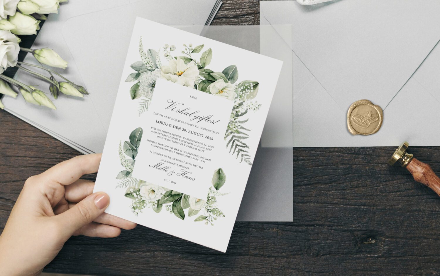 fair ivory invitation