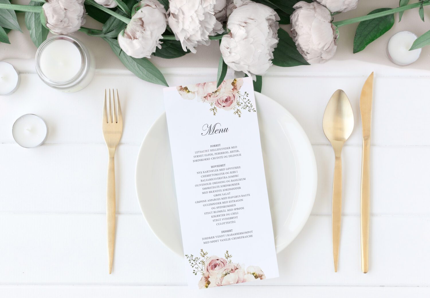 Flora menu