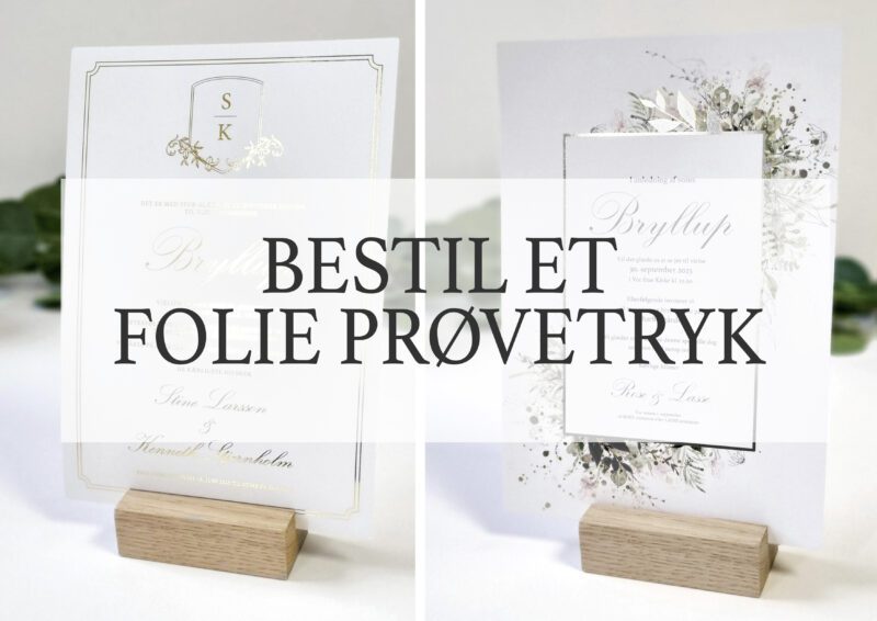 folie prøvetryk