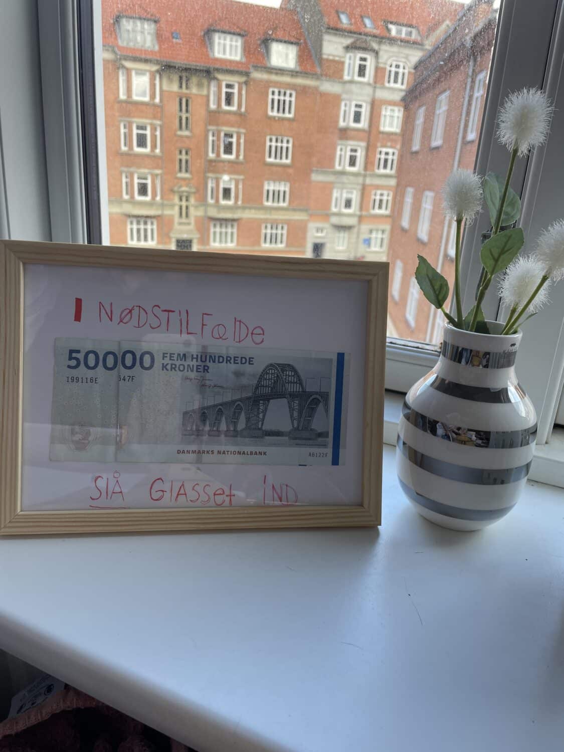 Pengegave i nødstilfælde