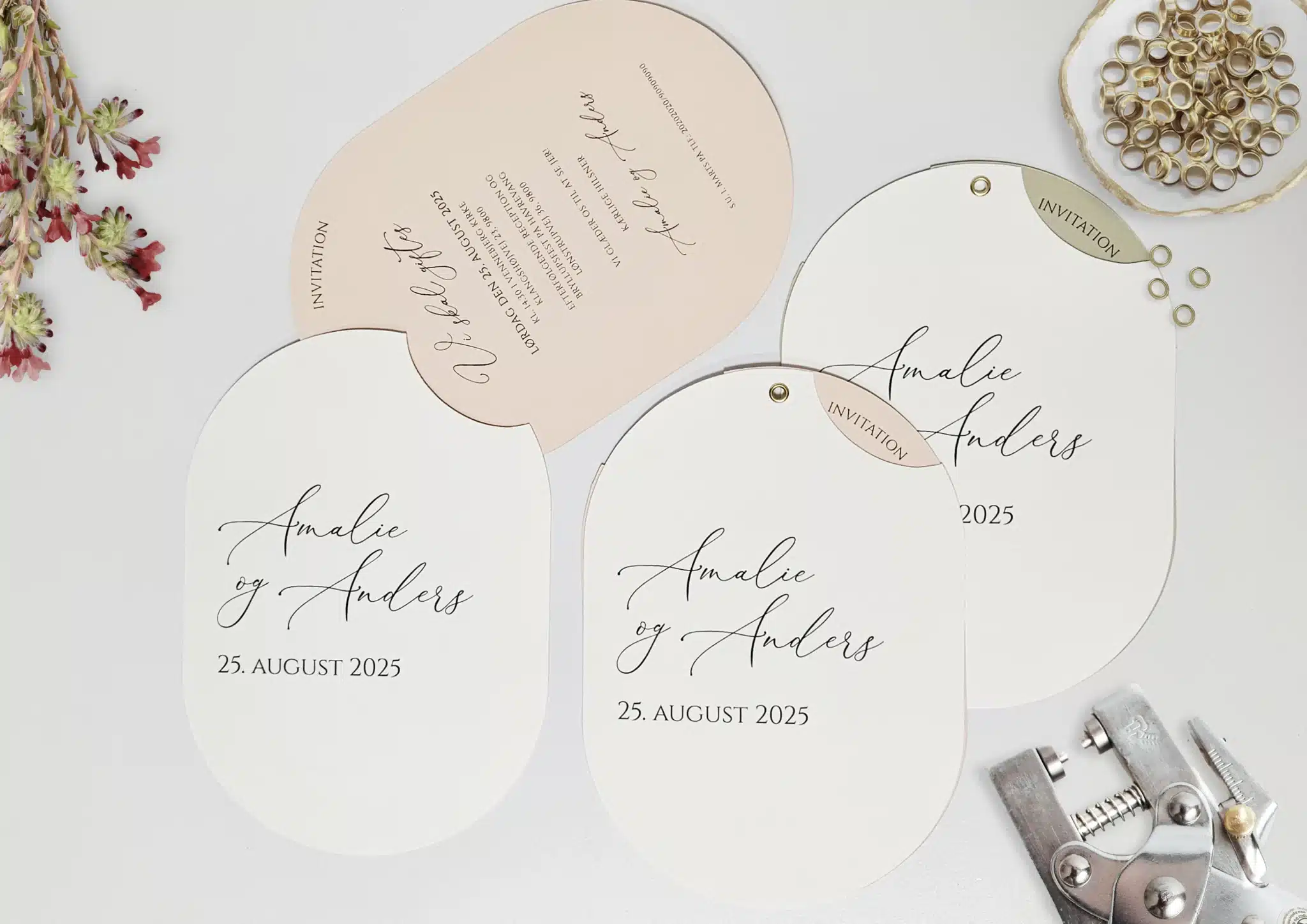 NYHED | Bryllupsinvitation | LET’S TWIST