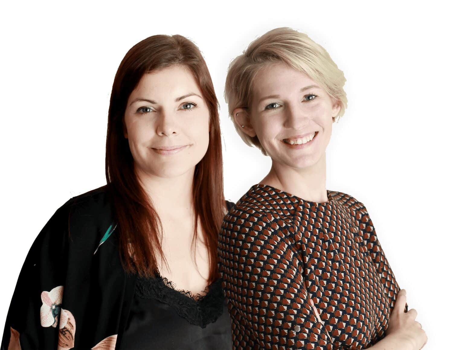 Amanda og Celia fra Cloud Celebration