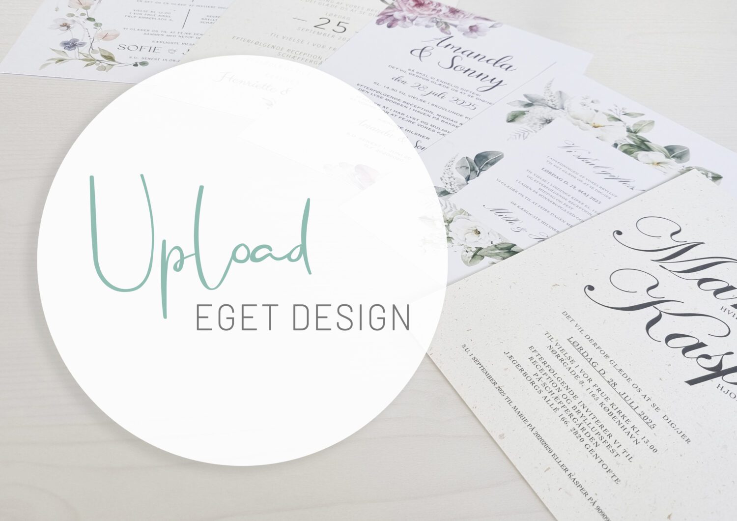 Upload eget design A5 invitation B2B