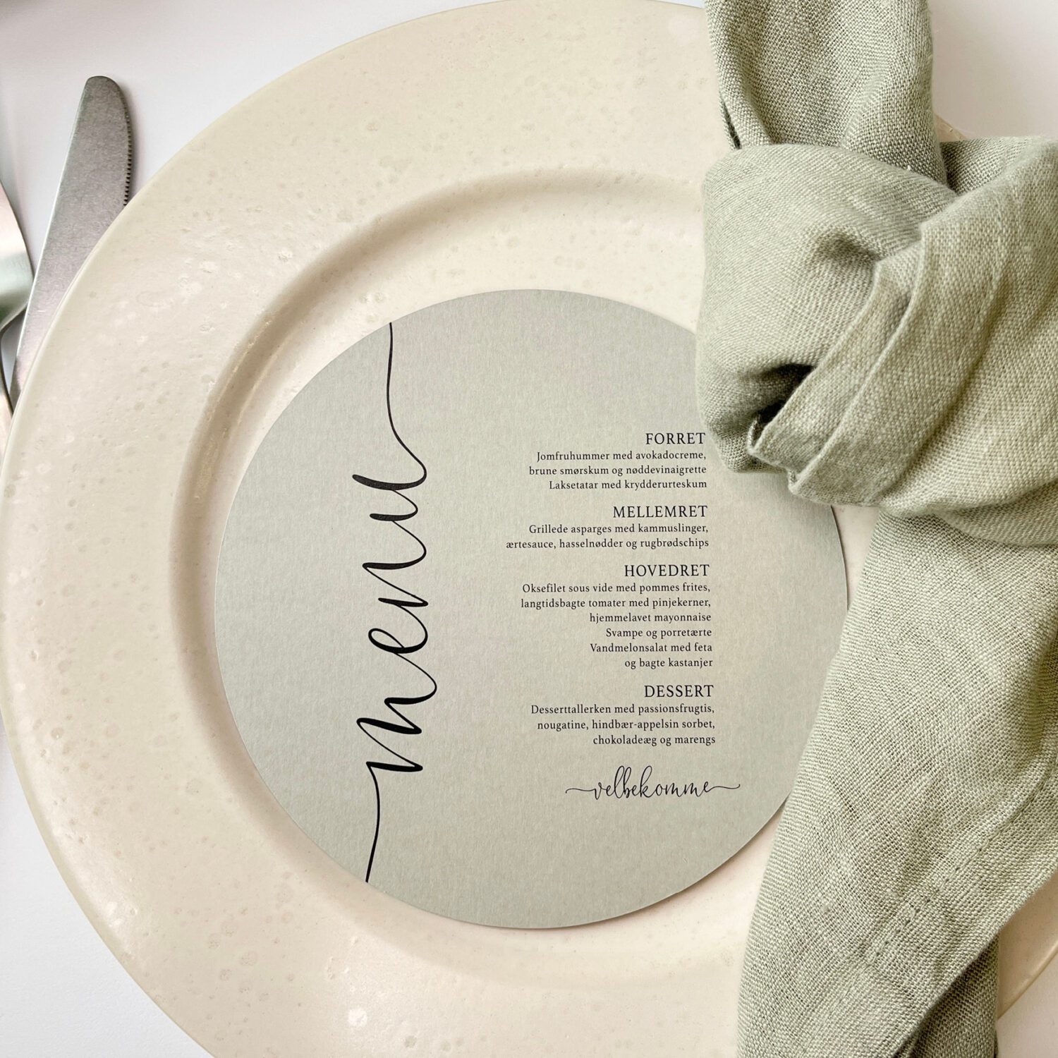 Champagnefarvet papir