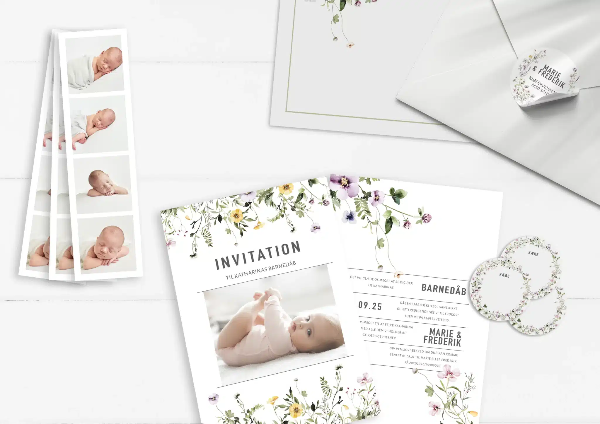 Invitation med billede