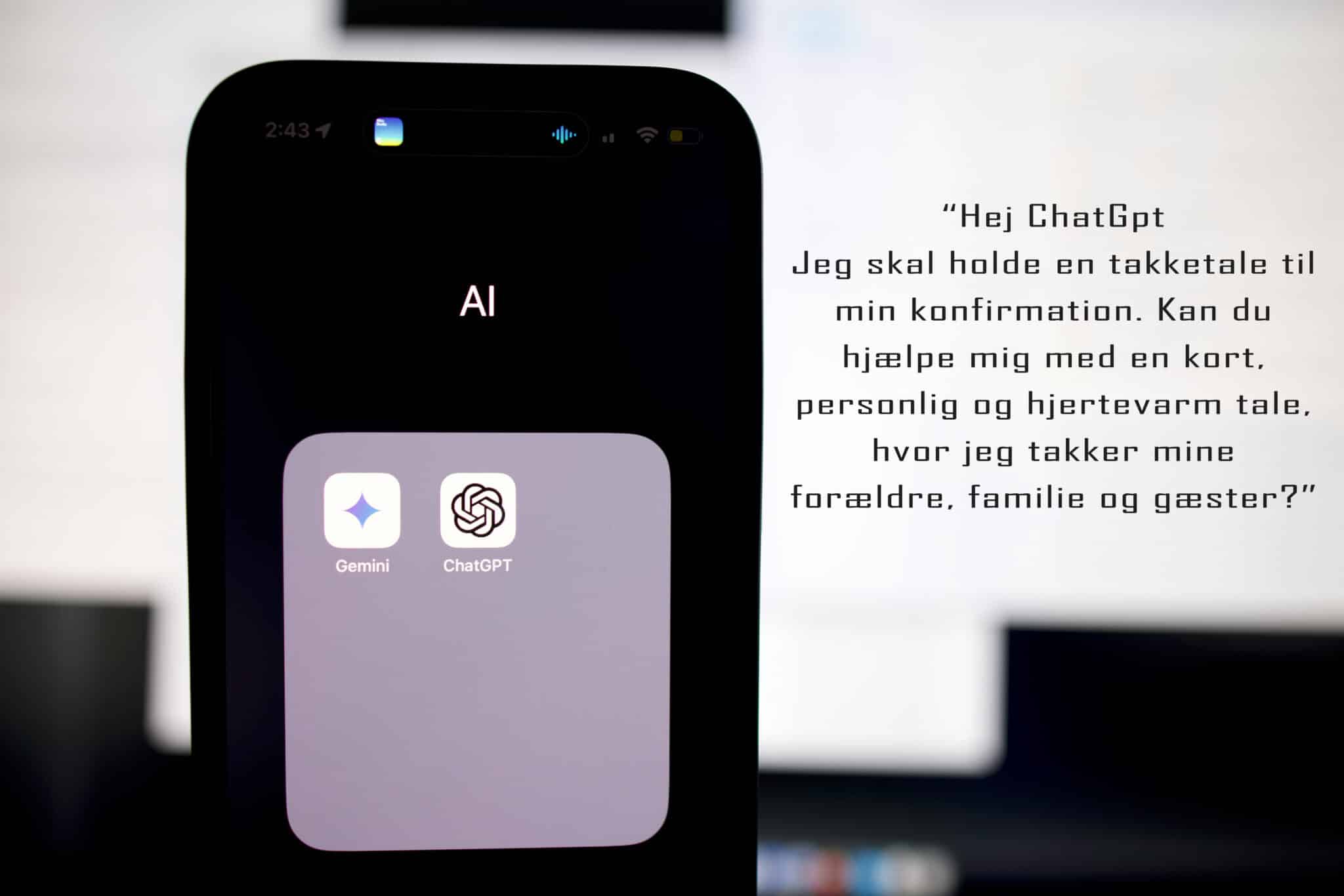 Brug Chatgpt til din takketale