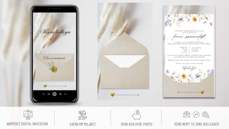 DIGITAL INVITATION TIL FIRMAFESTEN