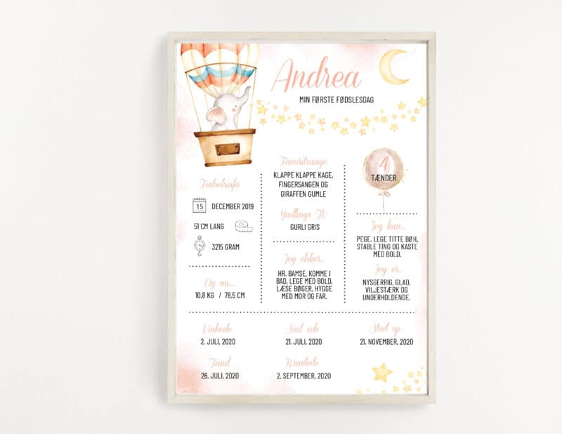 Andrea - Chalkboard A3 (mockup)