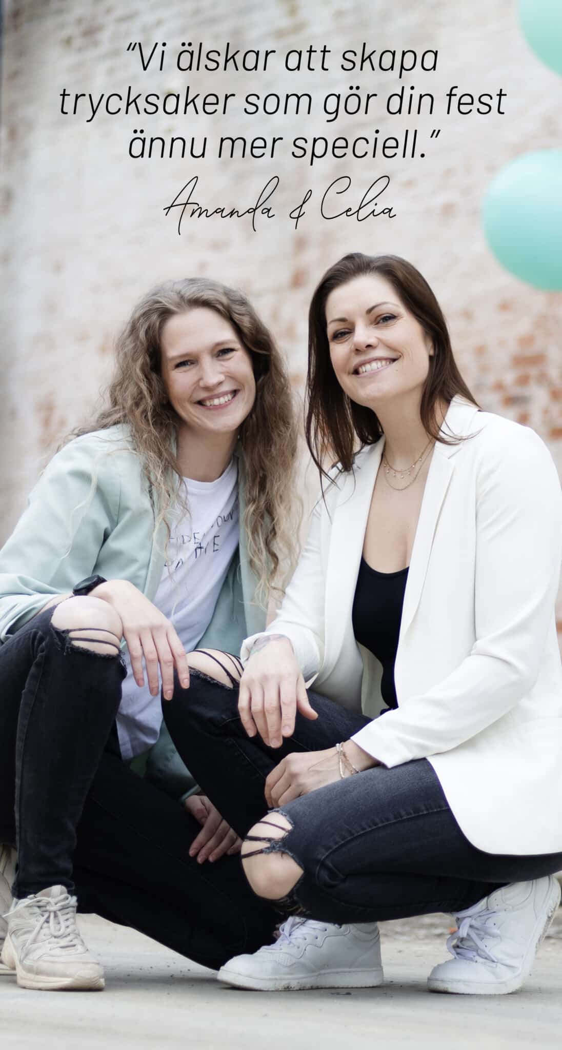 Headerbillede Amanda og Celia svensk