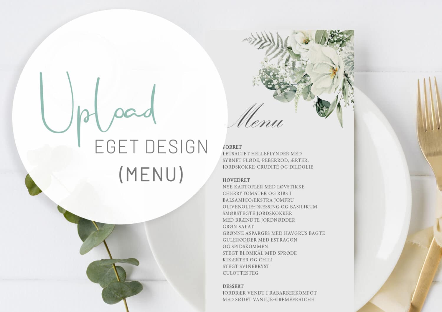 Mockup til eget design MENU