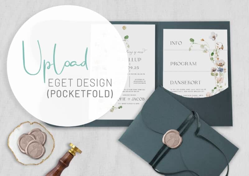 Mockup til eget design Pocketfold