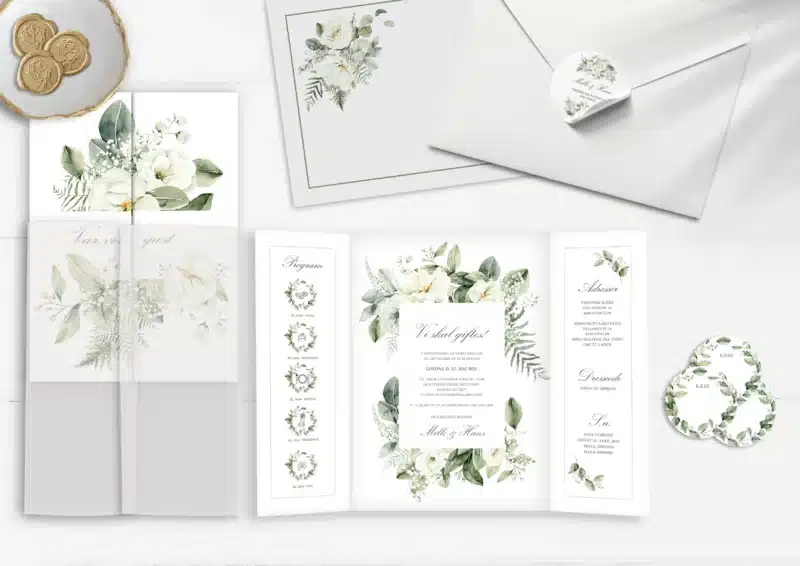 Bryllupsinvitation | Portefals | Fair Ivory