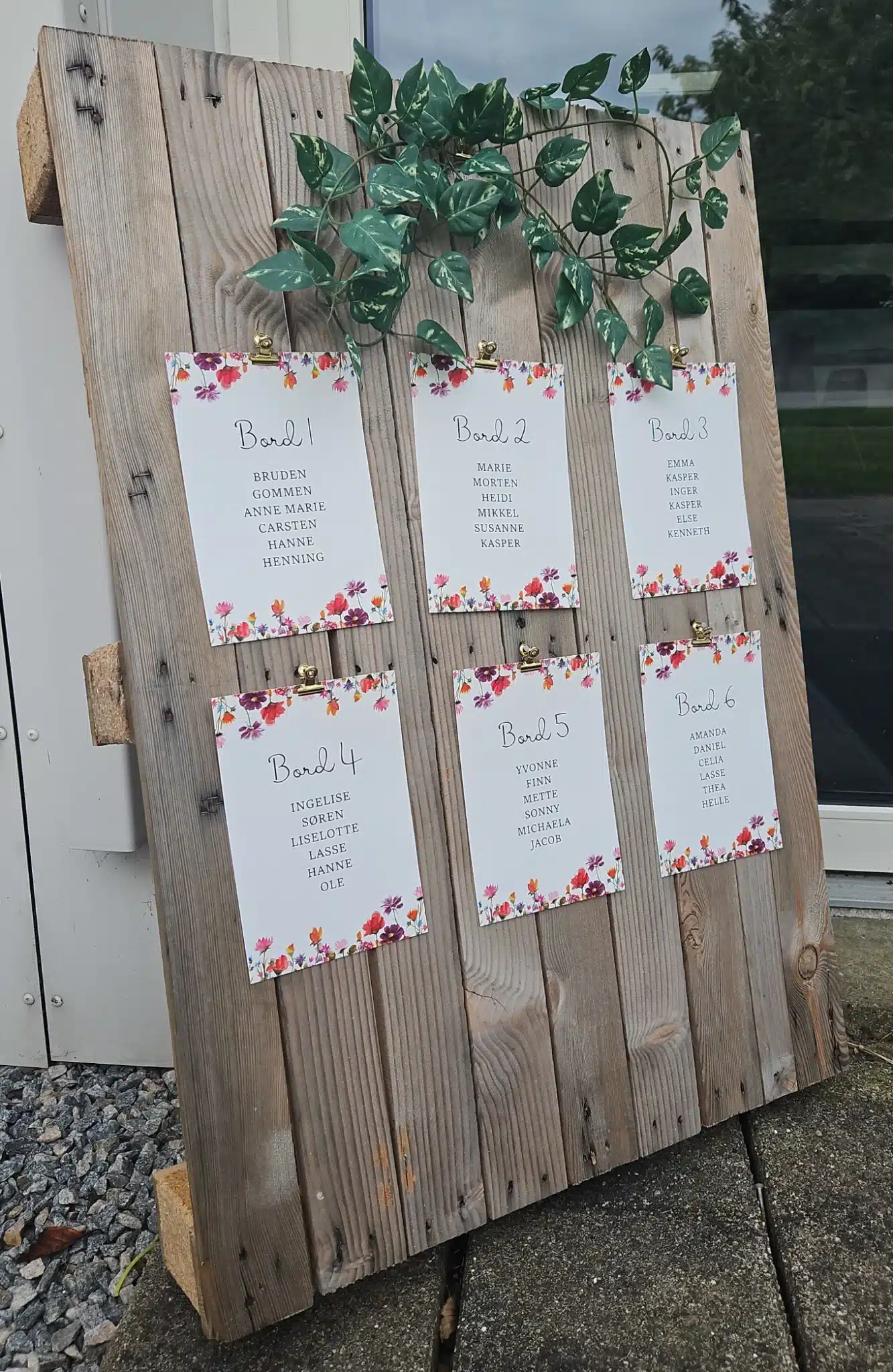 Kreativ Bordplan Palle