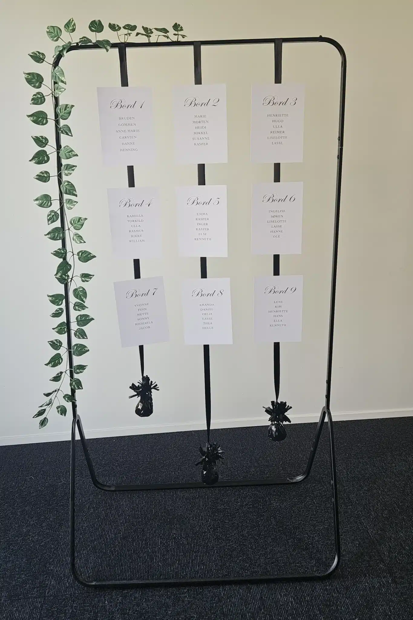 Lav en bordplan - kreativ bordplan tøjstativ