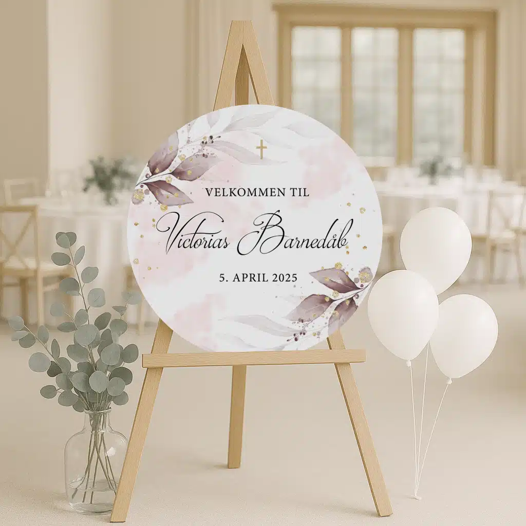 Mockup ø60 velkomstskilt Linje