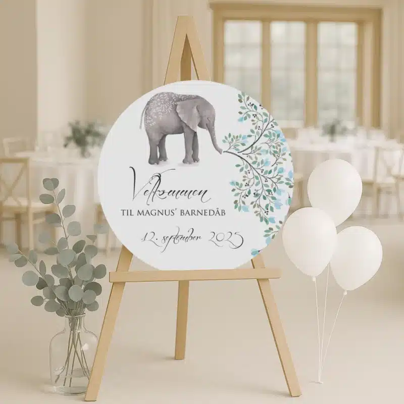 Mockup ø60 velkomstskilt Magnus