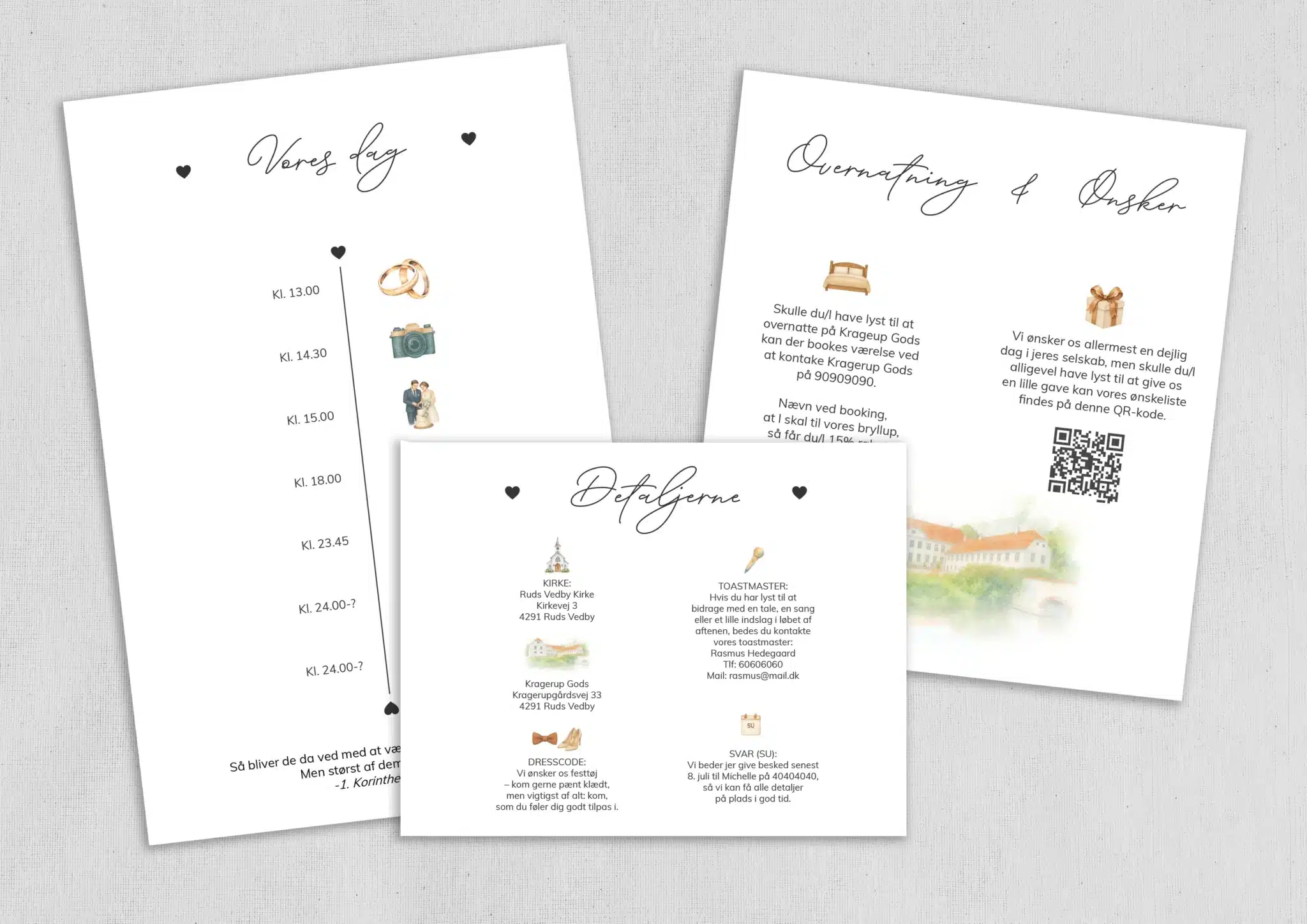 Mockup pocket fold indstikskort