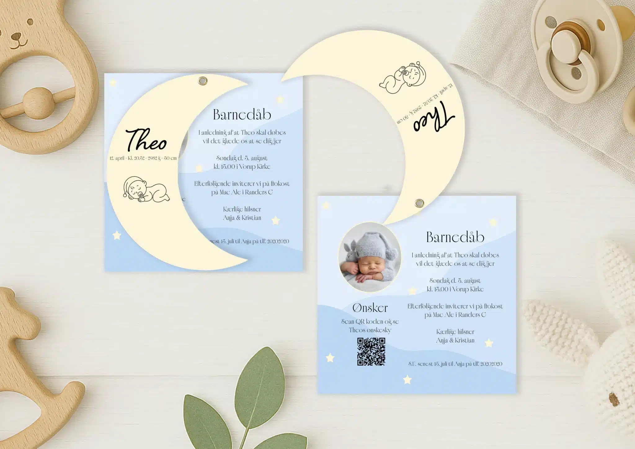 Theo barnedåbsinvitation