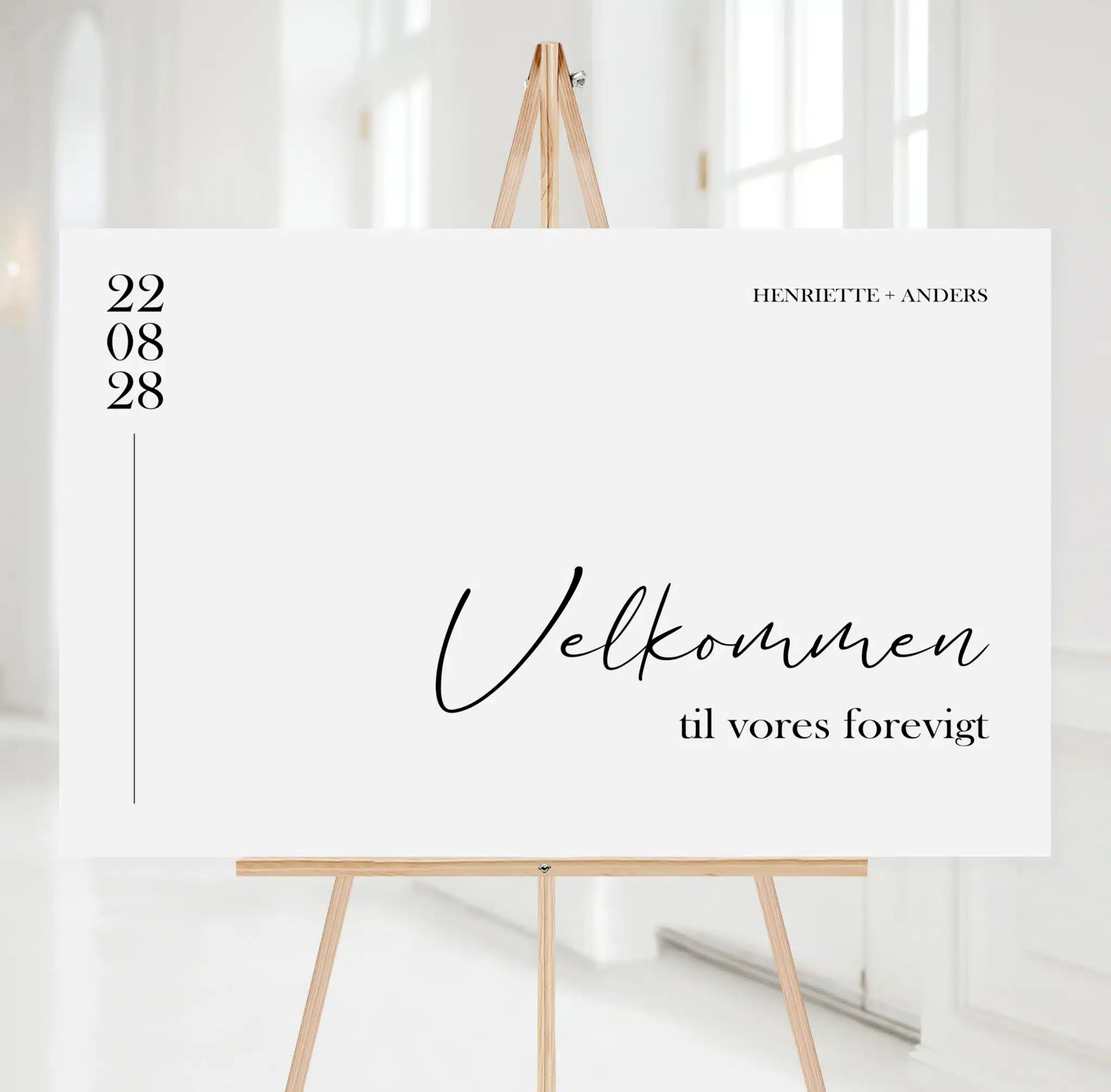 Simpel velkomstskilt 1