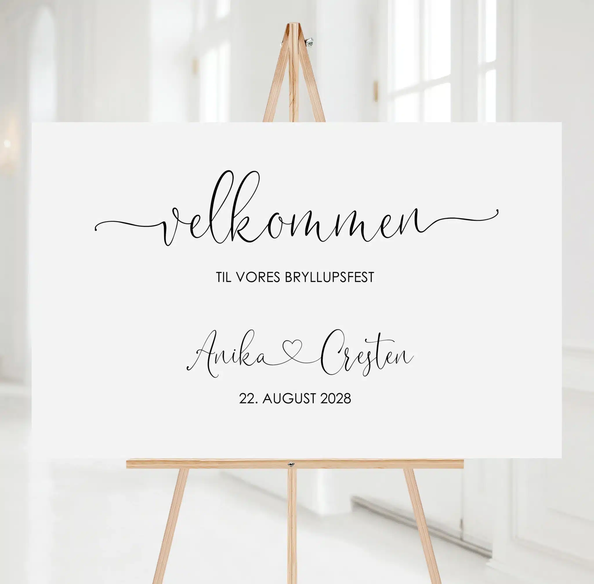 Simpel velkomstskilt 2