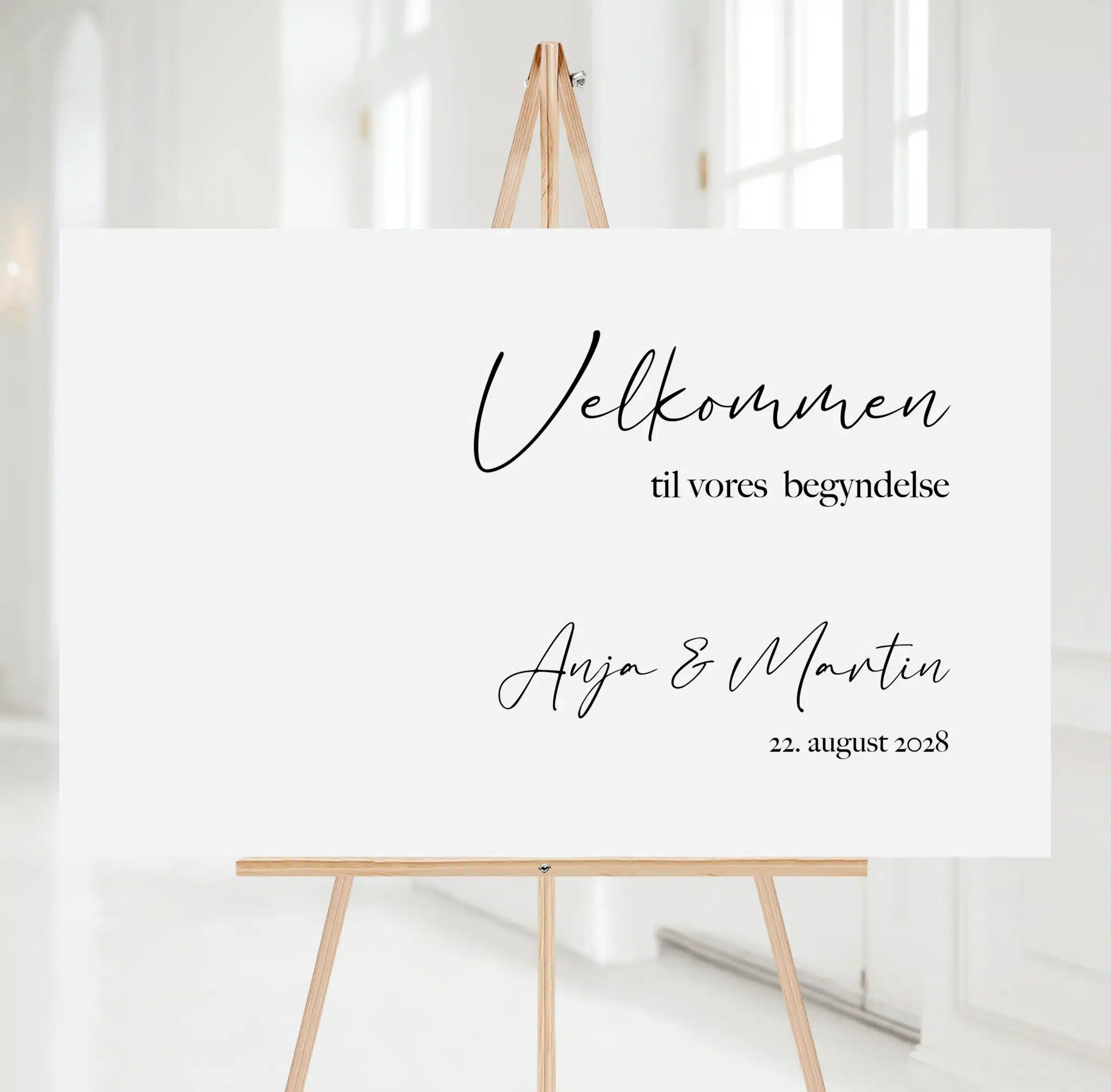 Simpel velkomstskilt 3