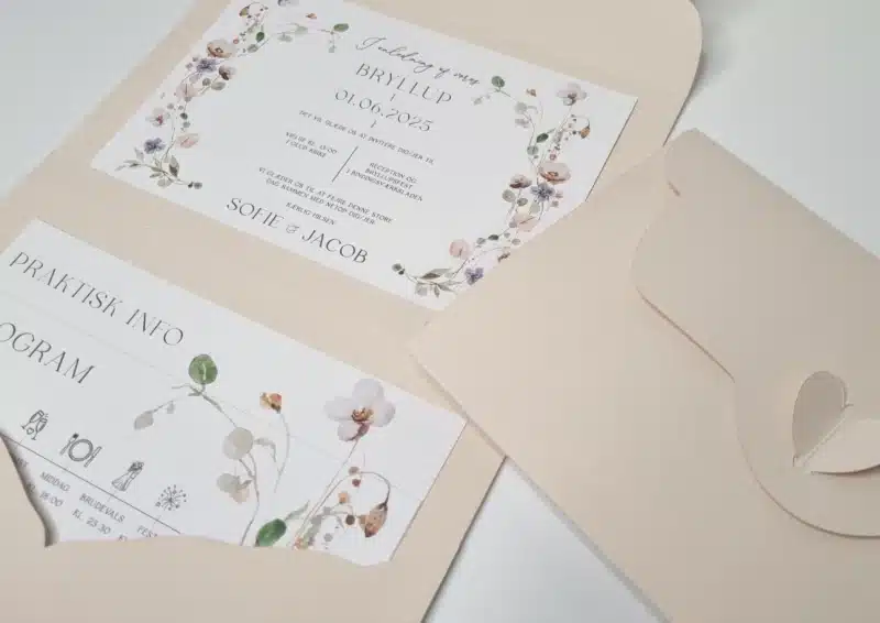 Pocket fold 2hjerteluk flora