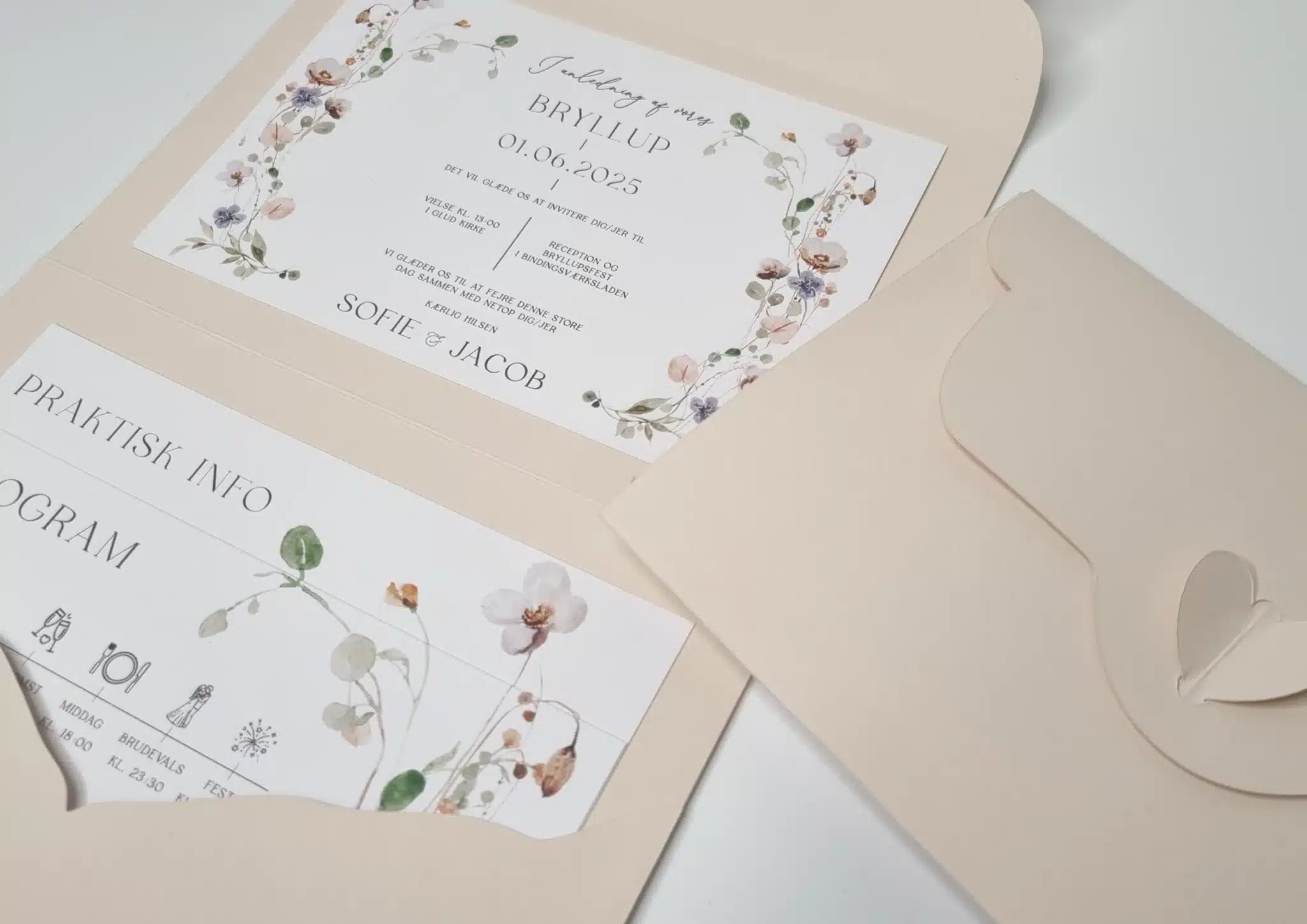 Pocket fold 2hjerteluk flora