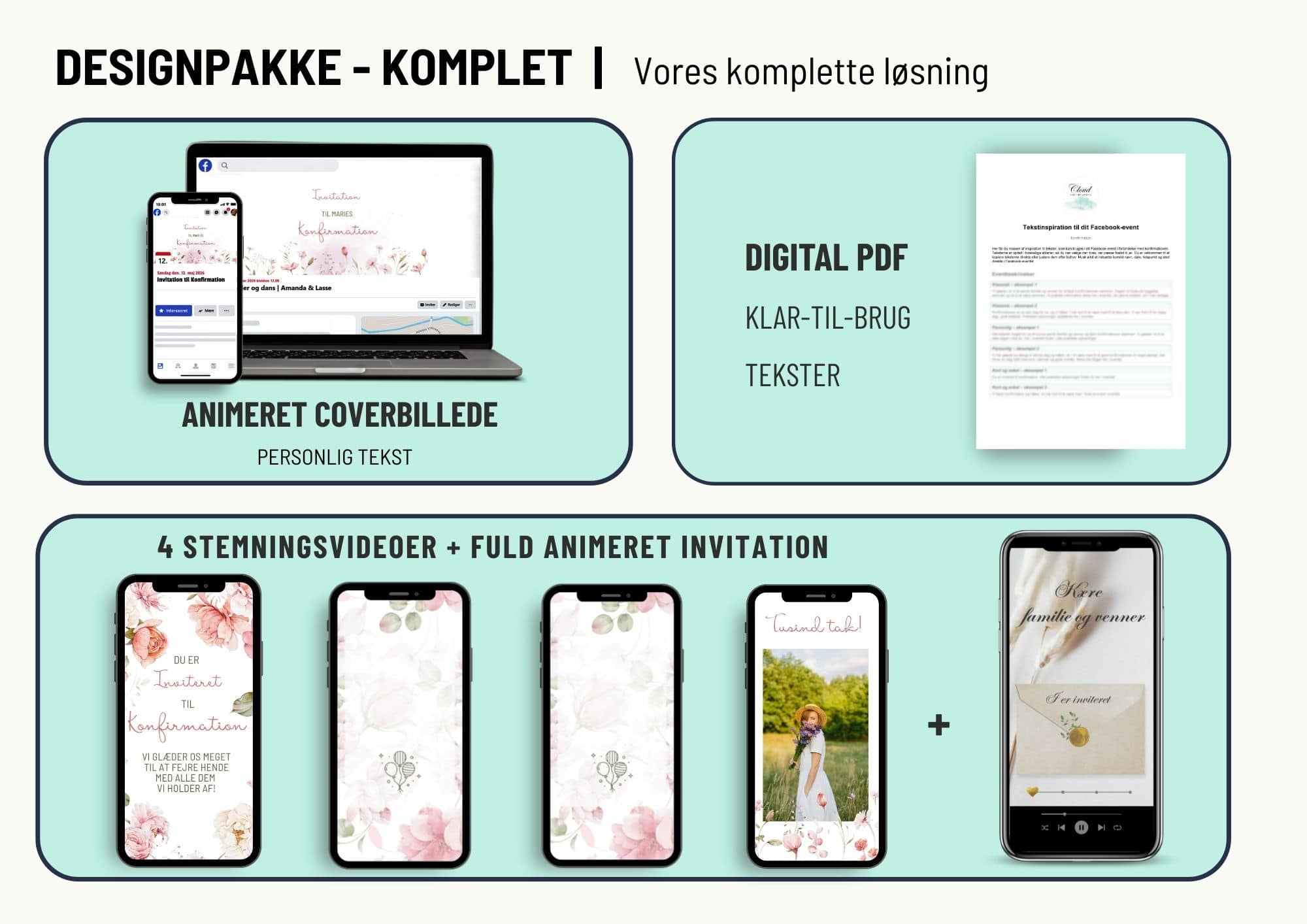 Facebook-begivenhed designpakke – Konfirmation - Billede 6