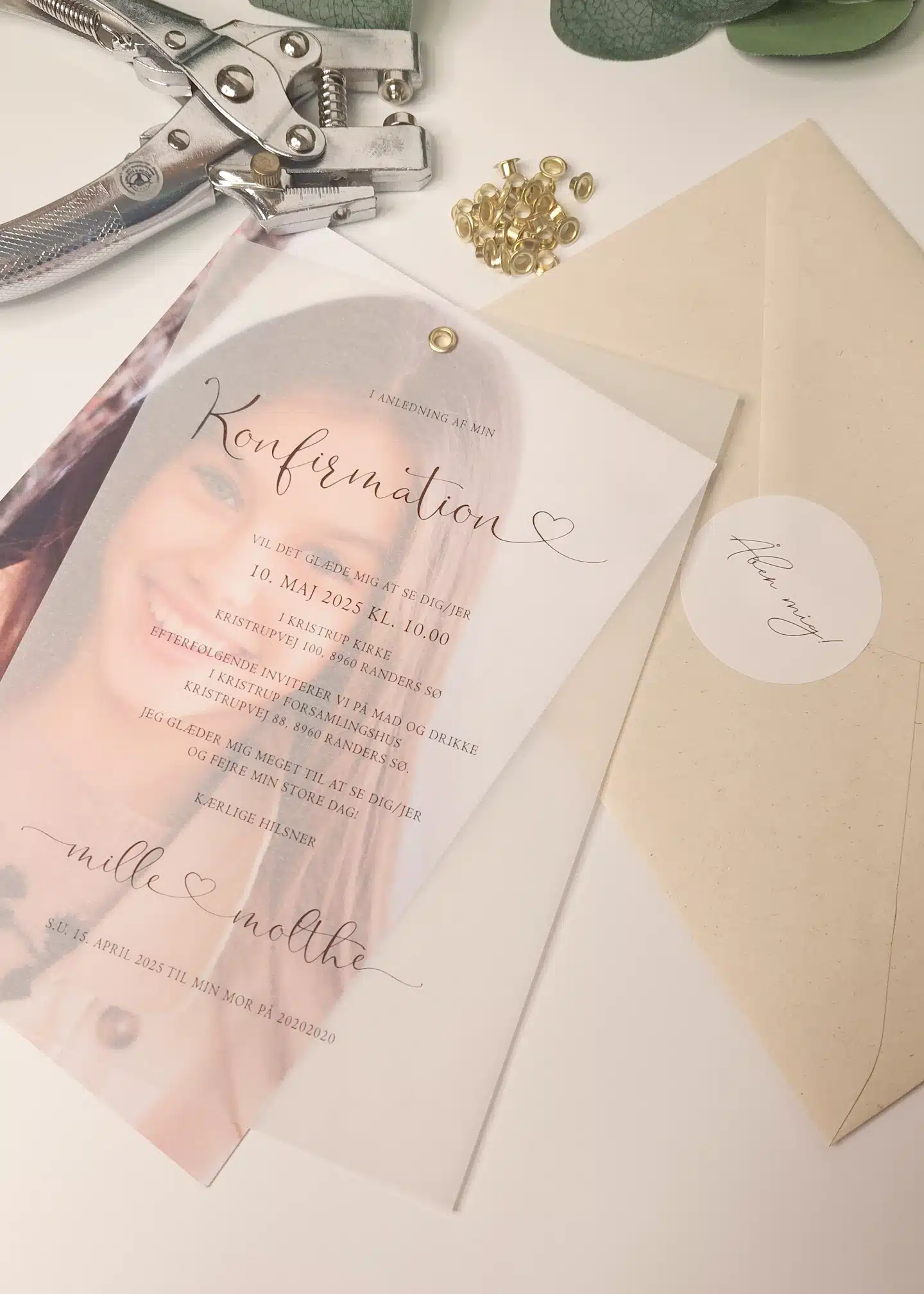 Kalker invitation – A5 Kalker