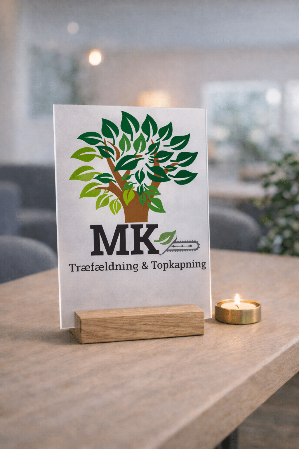 Akryl skilte og skilte i karton til virksomheder, konferencer og events