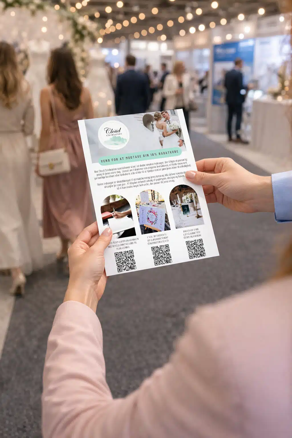 Flyers til virksomheder i eget design til kampagner, messer, butik og events