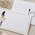 Silhuette White konfirmationsinvitation kuvert