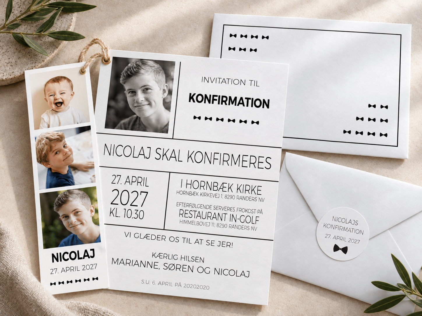 Konfirmationsinvitation | A5/A6 | BOX IT