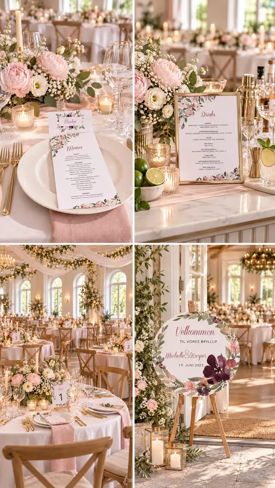 Blush Blossom designlinje